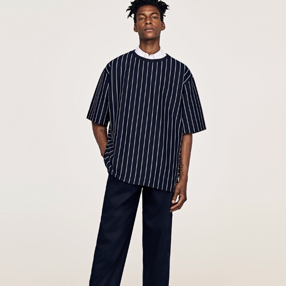 Oversized Short Sleeve Crewneck Shirt